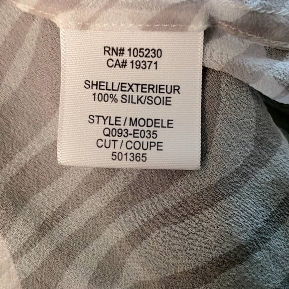 Equipment blouse 100% silk - Picture 6 of 7